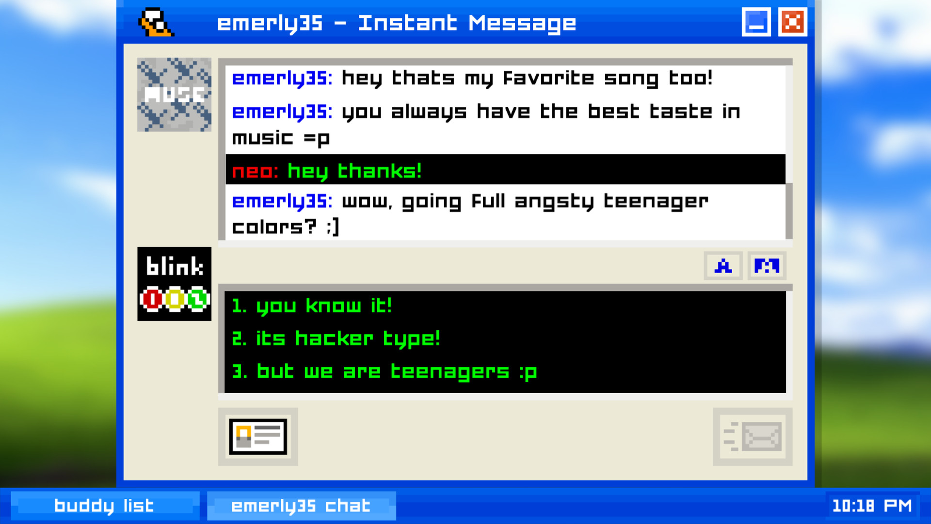 Emily is Away screenshot