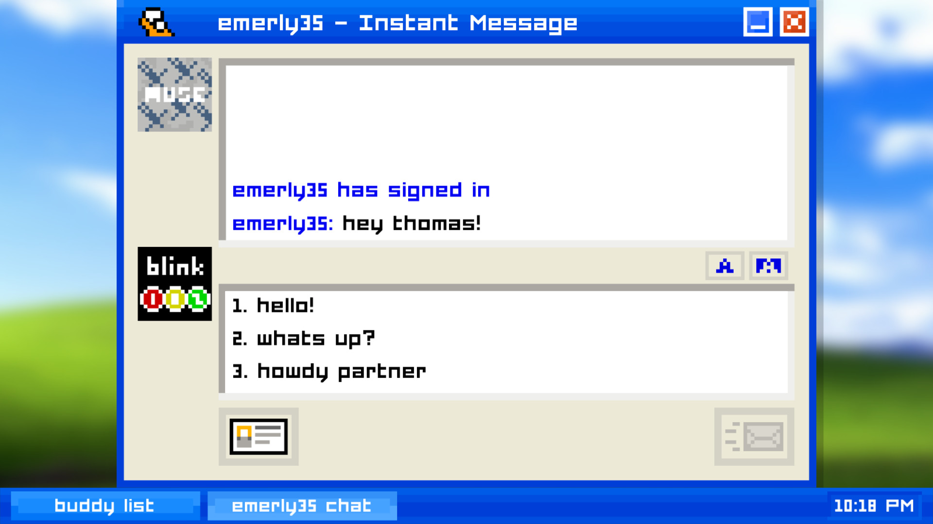 Emily is Away screenshot