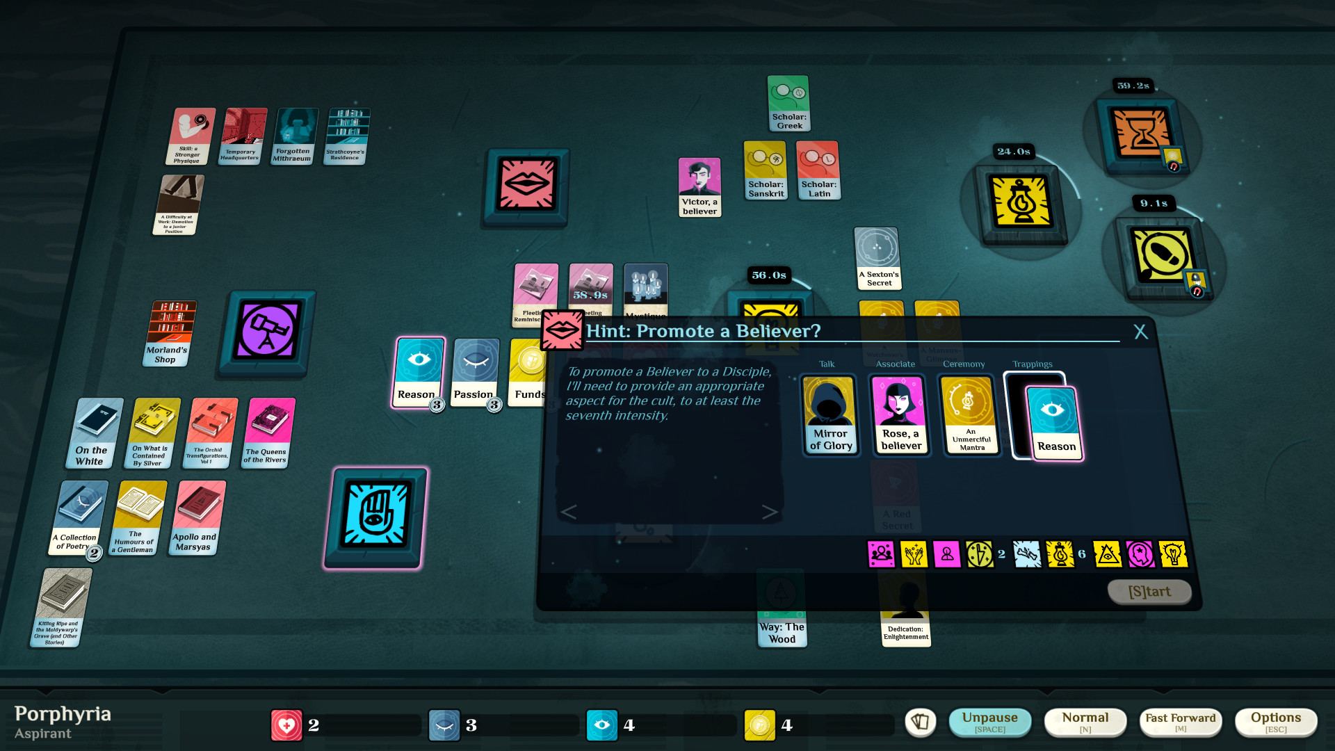 Cultist Simulator screenshot