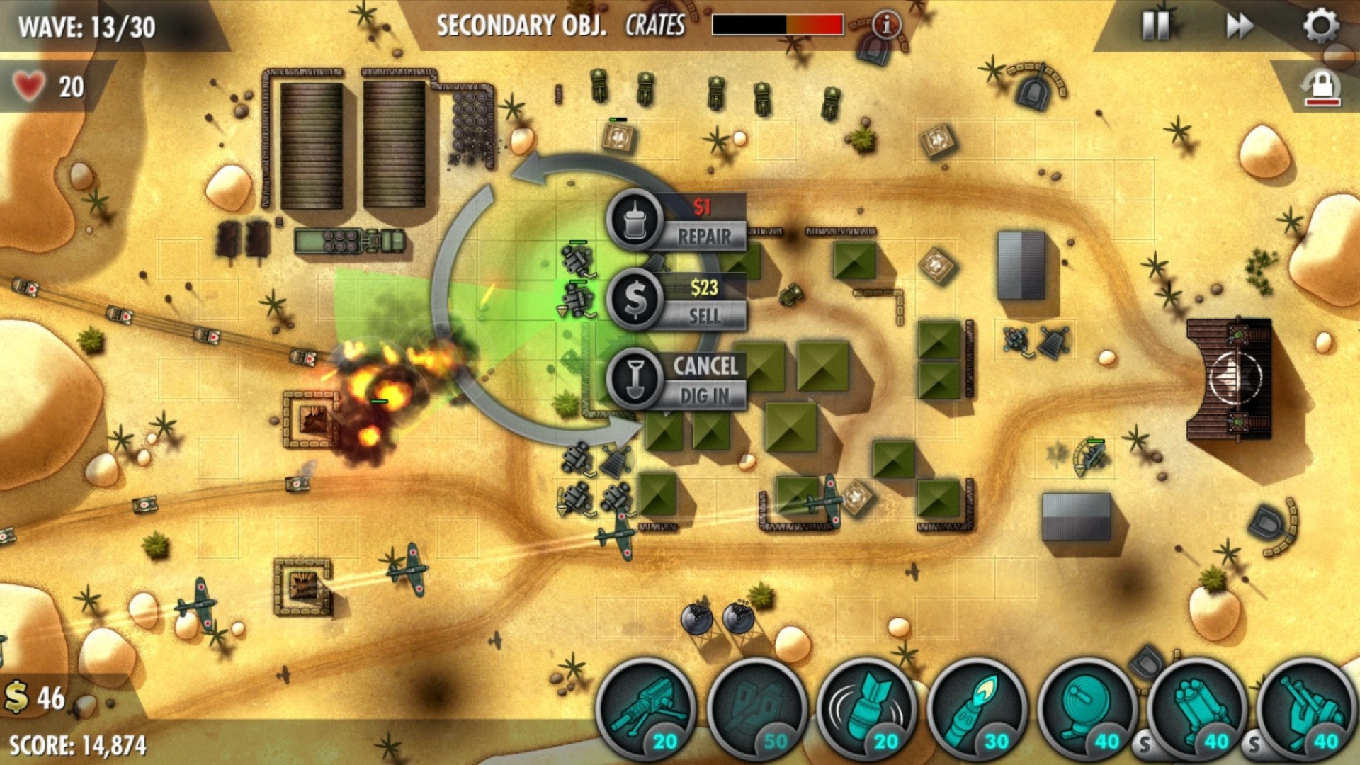 iBomber Defense Pacific screenshot