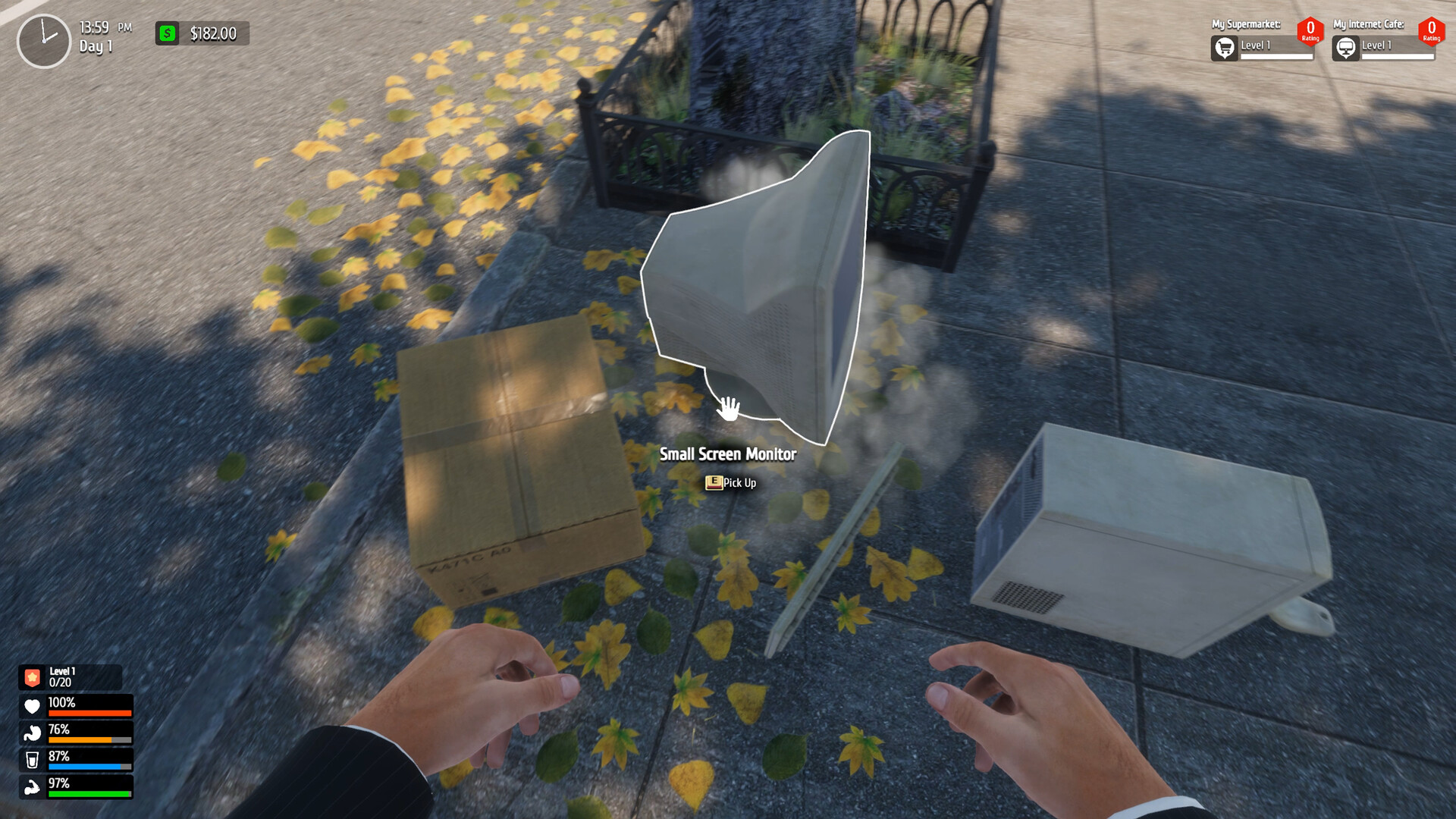 Supermarket & Internet Cafe Simulator screenshot