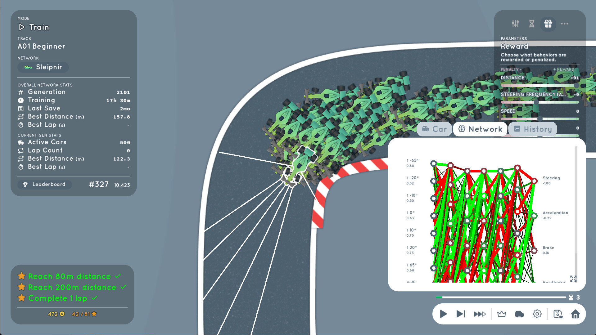 AI Learns To Drive screenshot