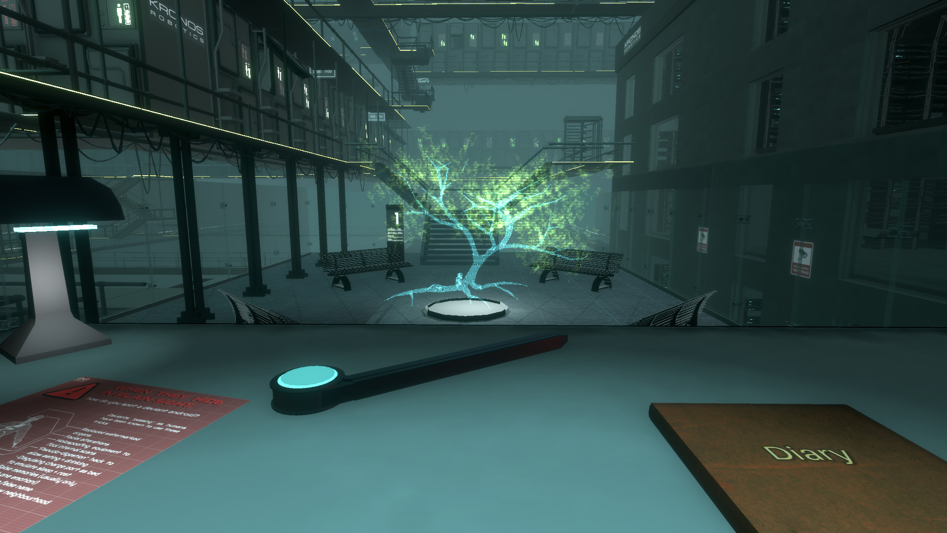 Silicon Dreams  |  cyberpunk interrogation screenshot