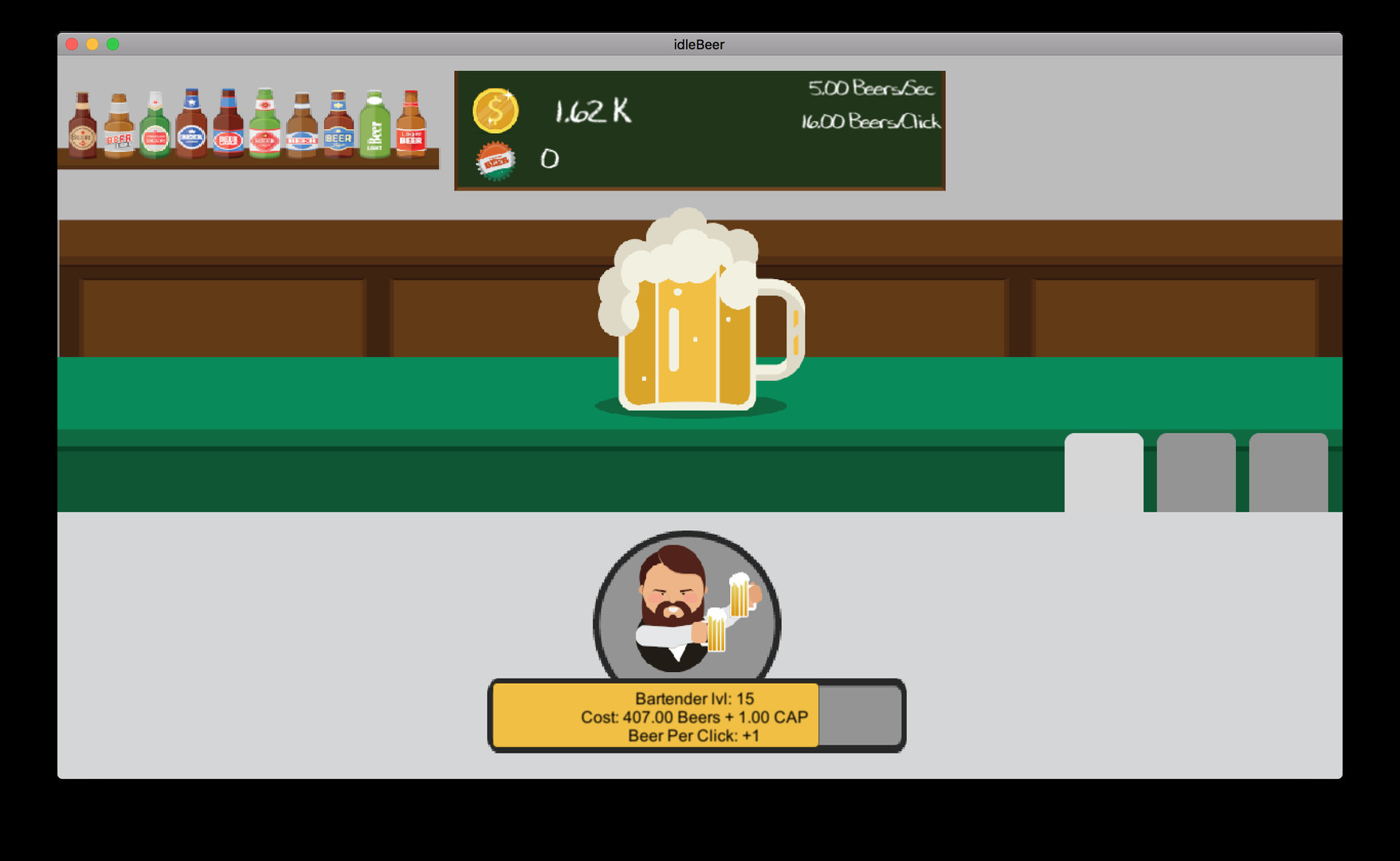 idleBeer screenshot