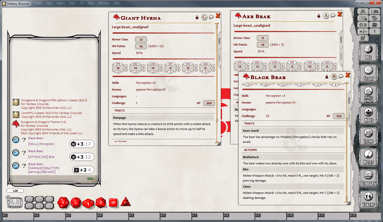 Fantasy Grounds Classic screenshot