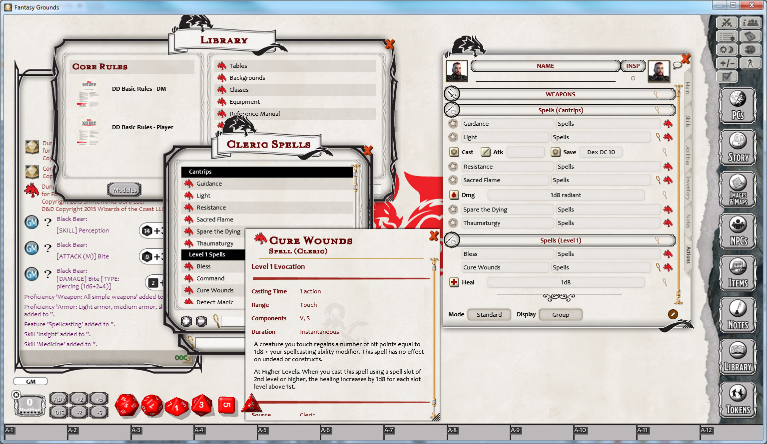 Fantasy Grounds Classic screenshot