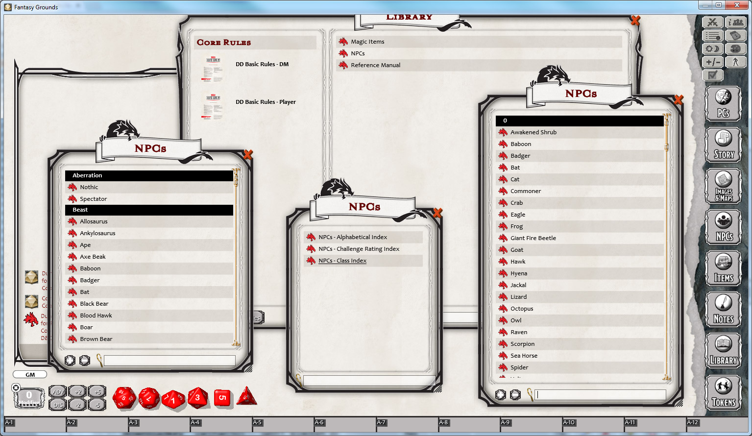 Fantasy Grounds Classic screenshot