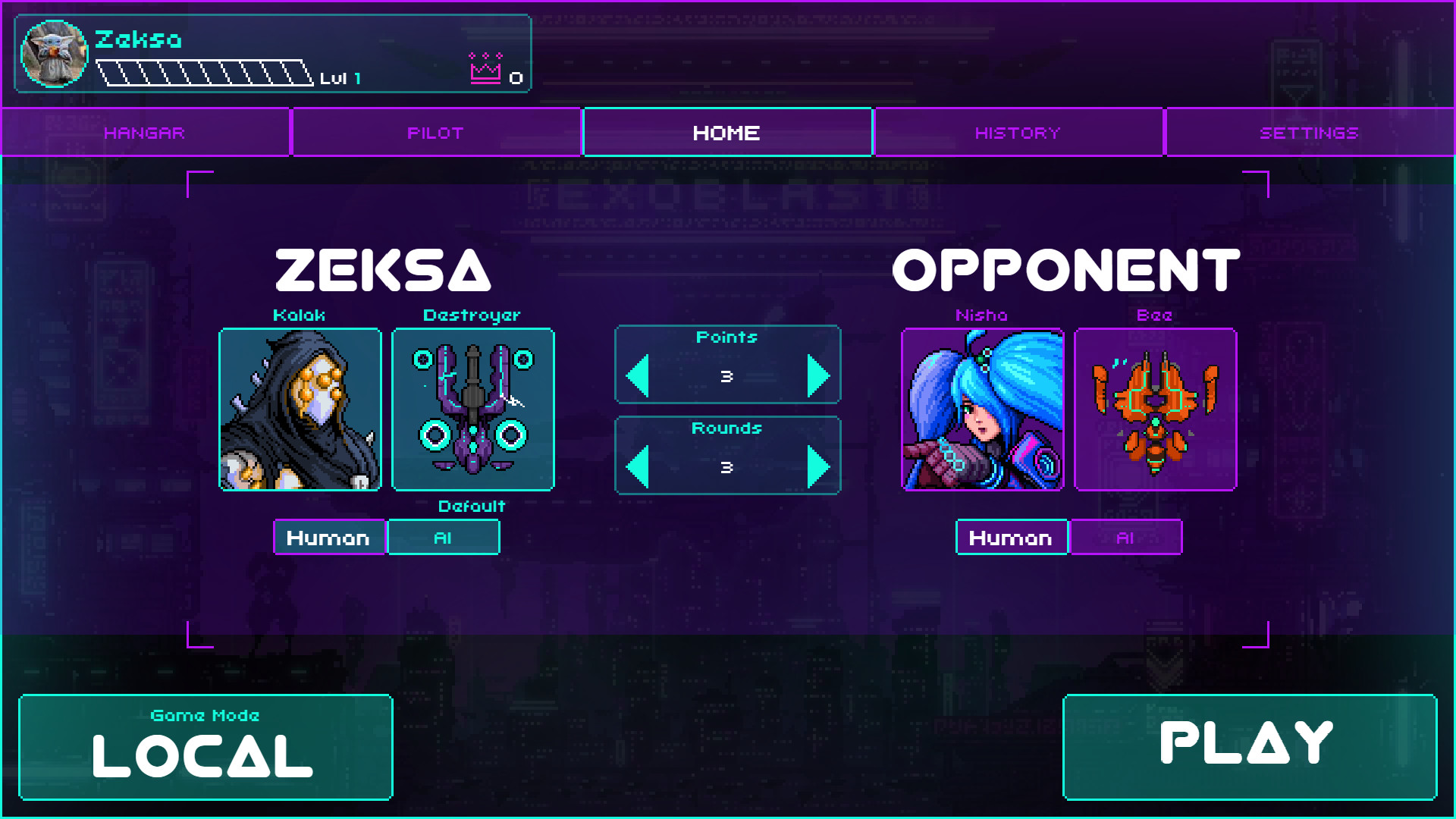 Exoblast screenshot