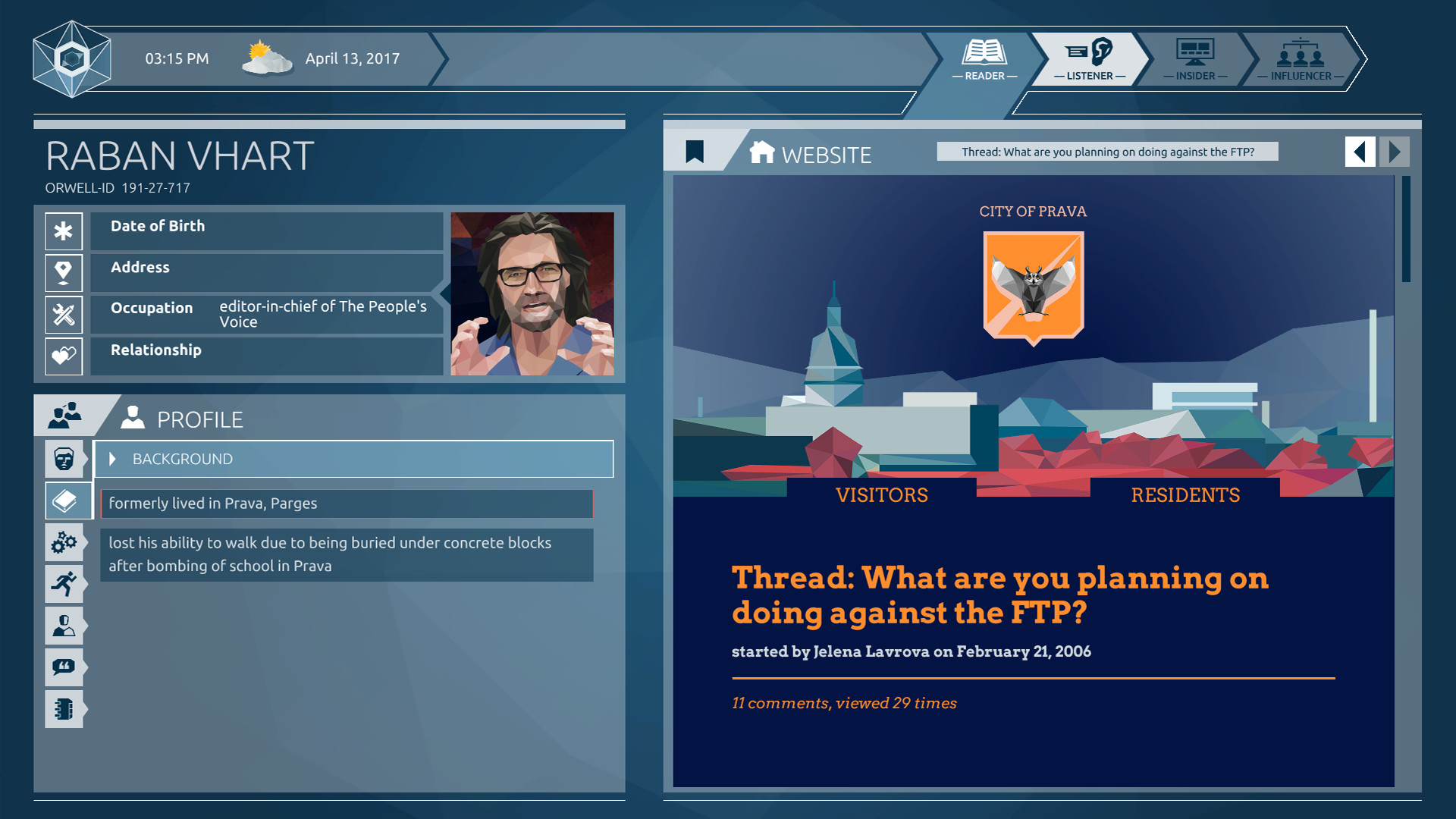 Orwell: Ignorance is Strength screenshot