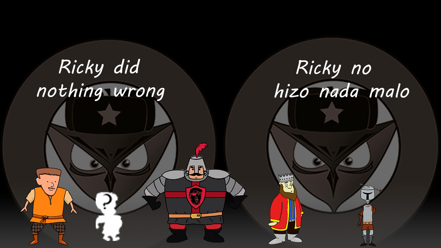Ricky did nothing wrong screenshot