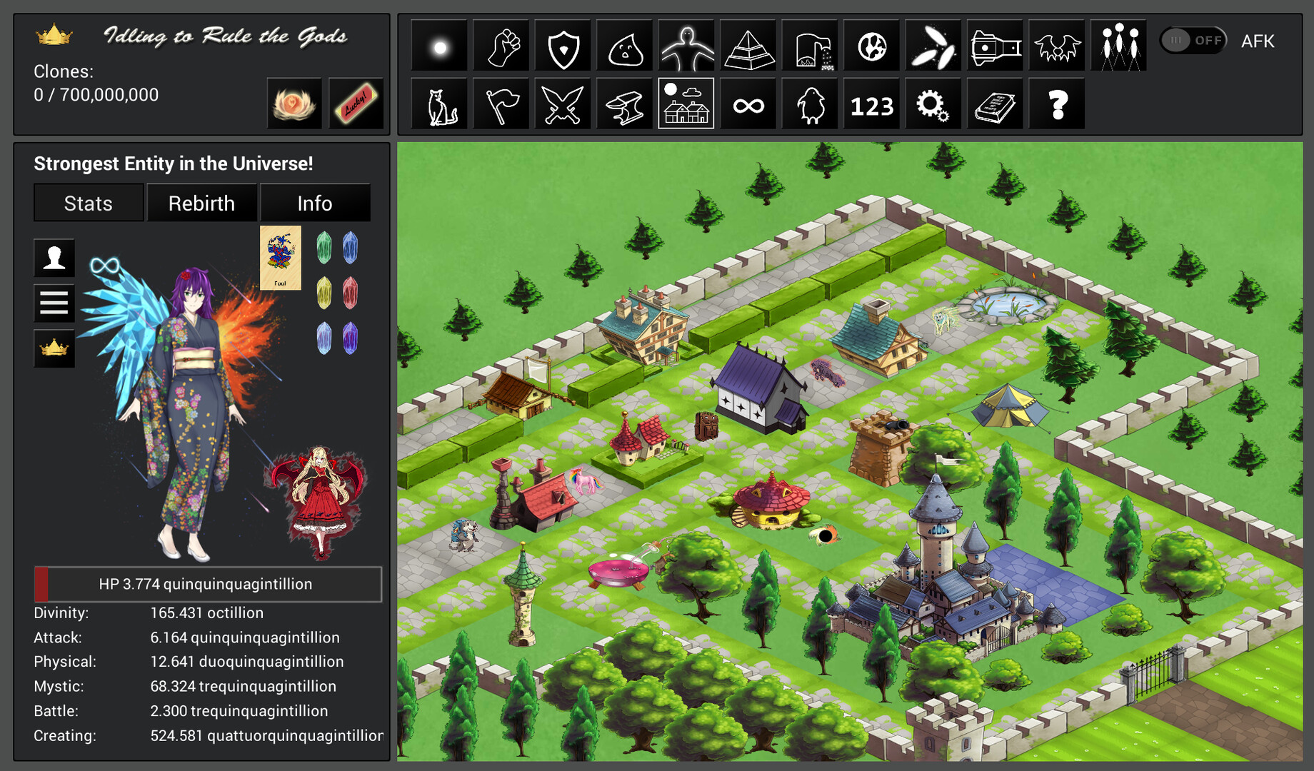 Idling to Rule the Gods screenshot