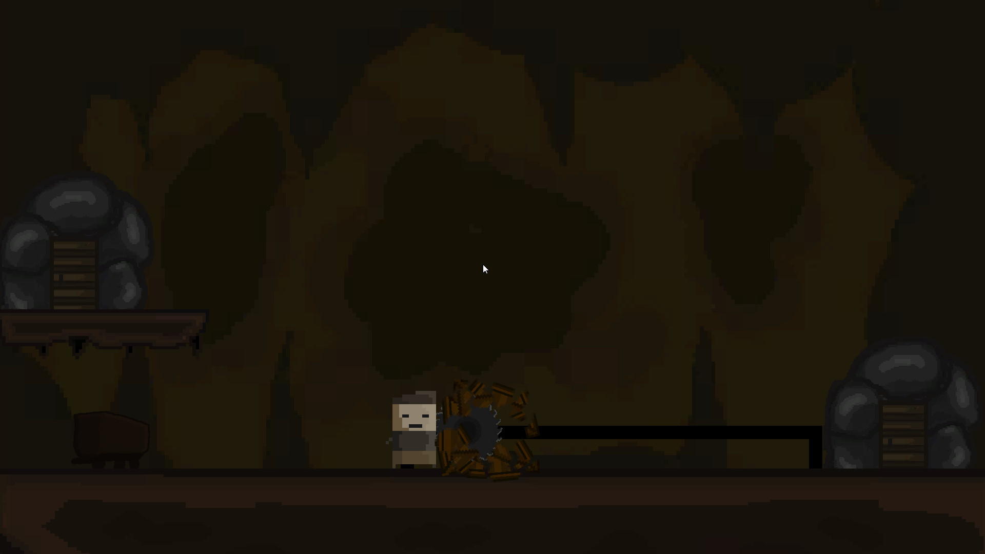 The soldier in the mine screenshot