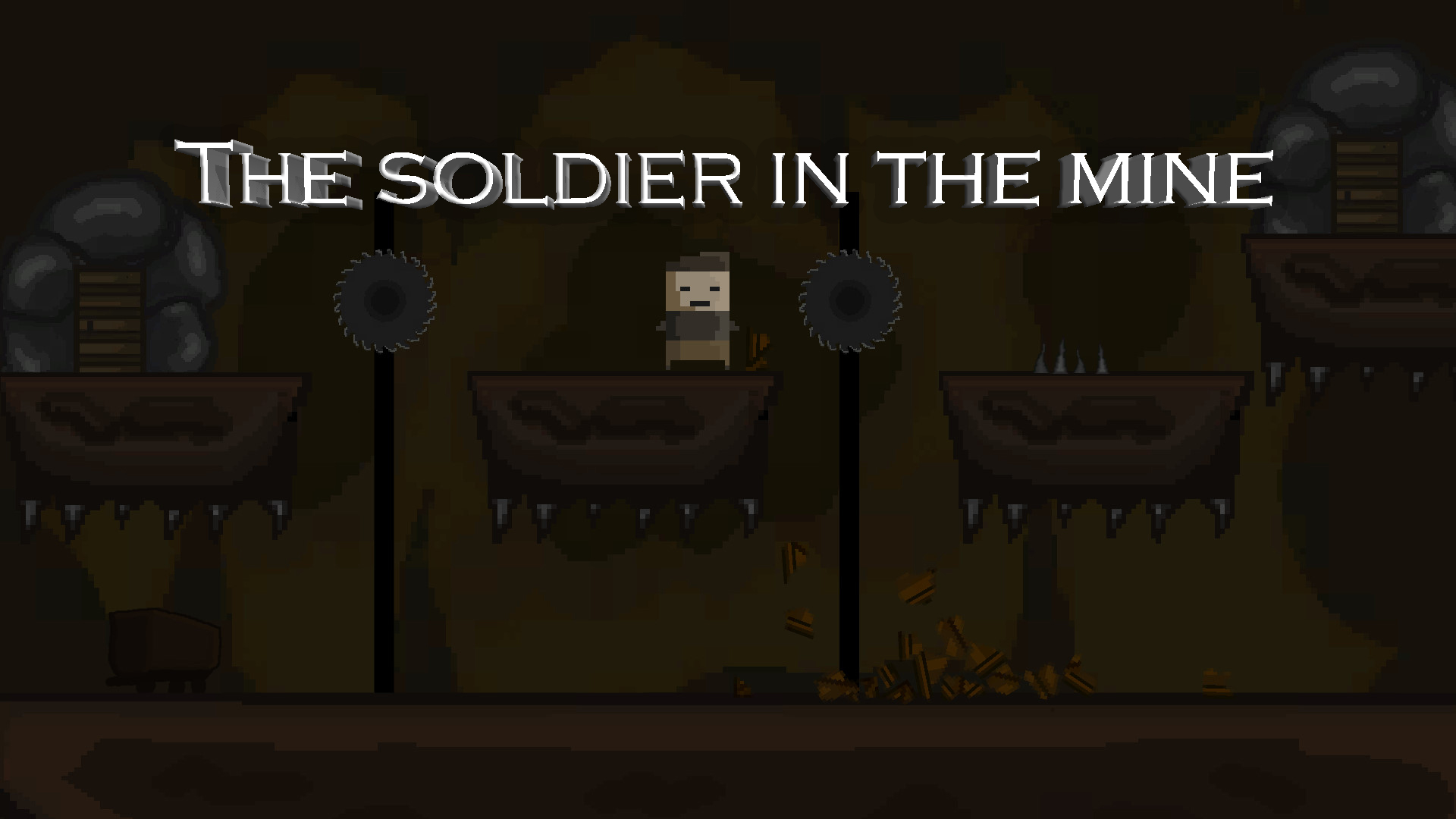 The soldier in the mine screenshot