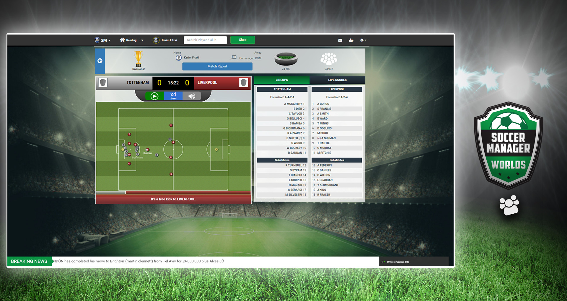 Soccer Manager screenshot