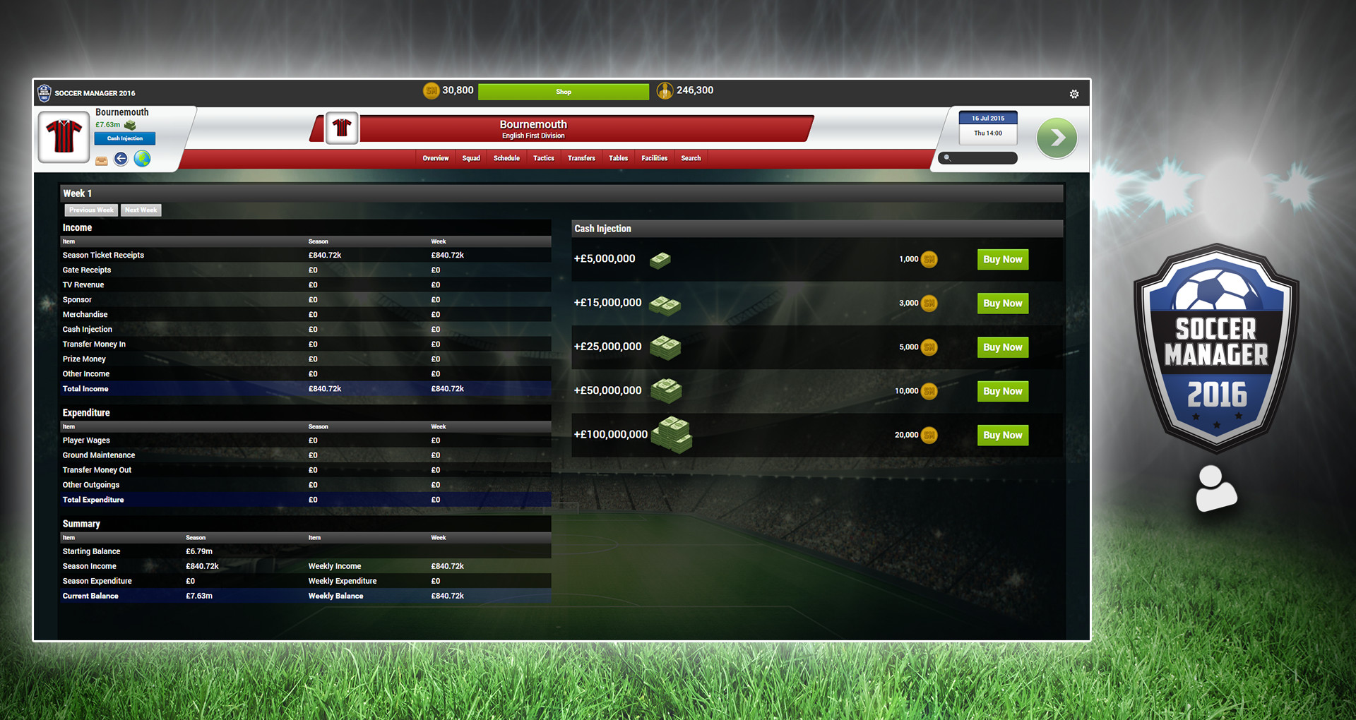 Soccer Manager screenshot