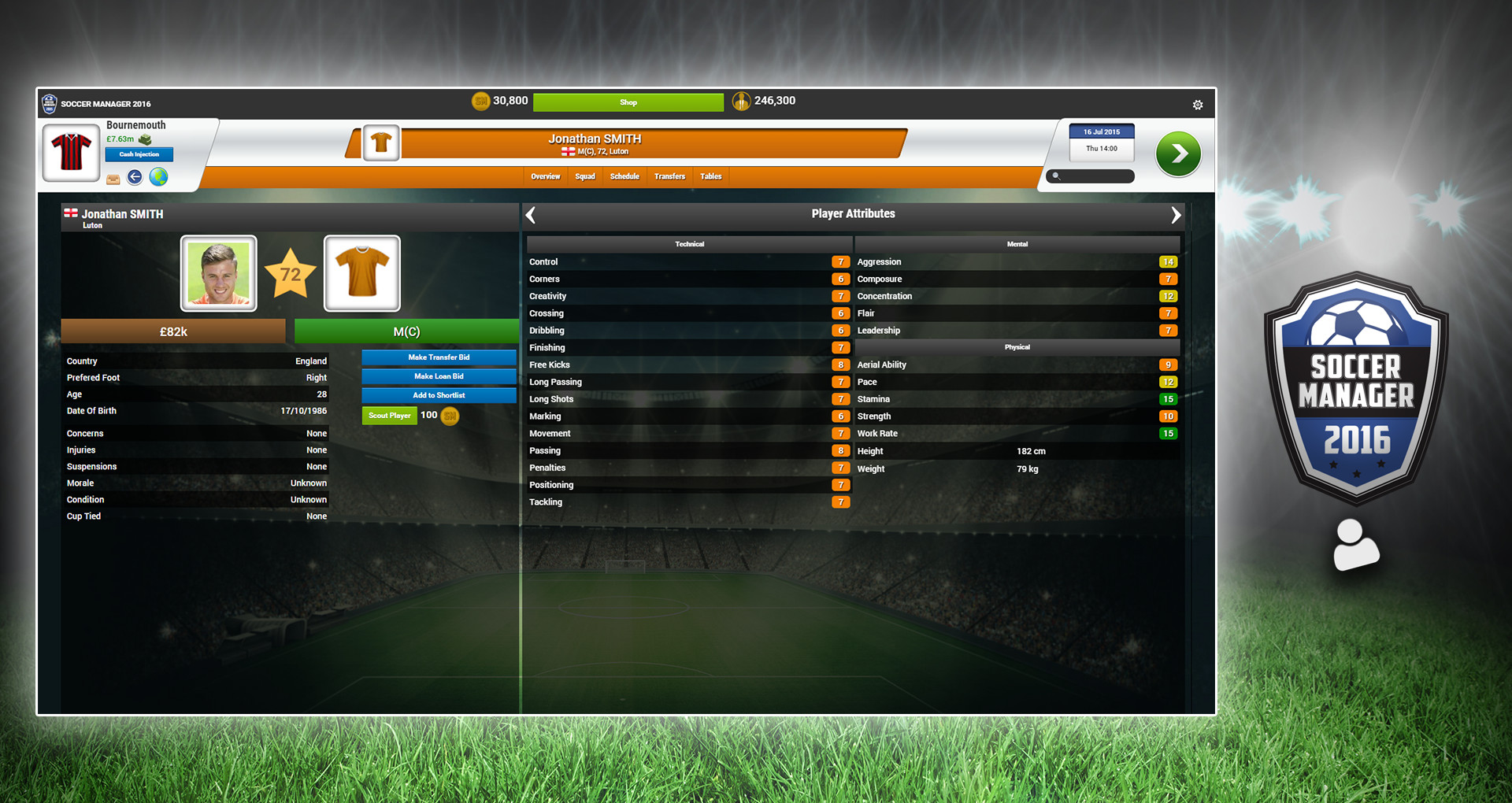 Soccer Manager screenshot