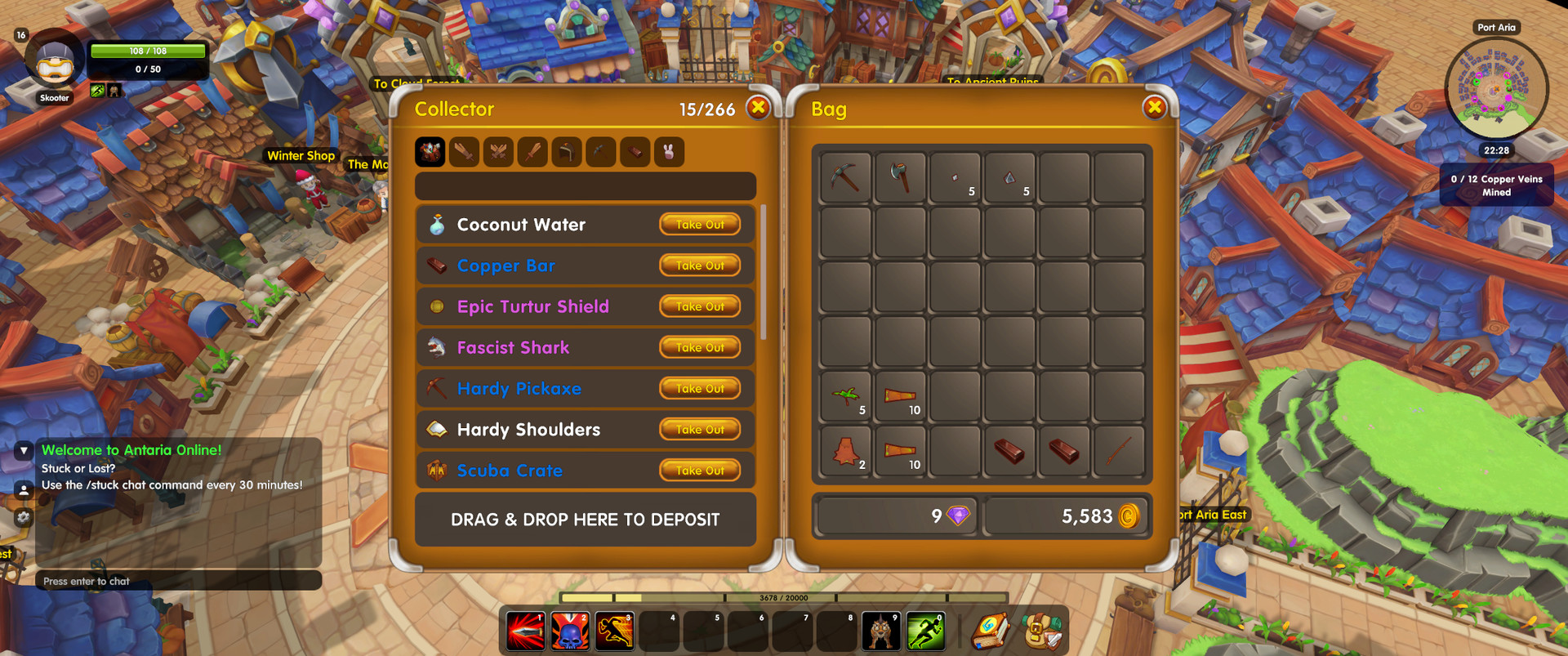 Antaria Online screenshot