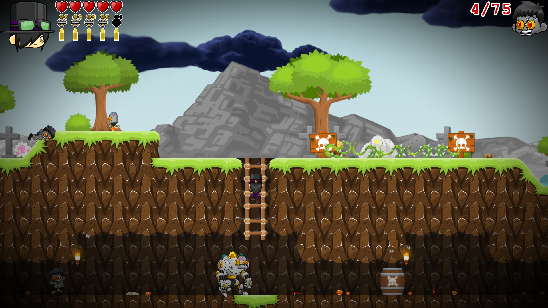 Steampunk Graveyard screenshot