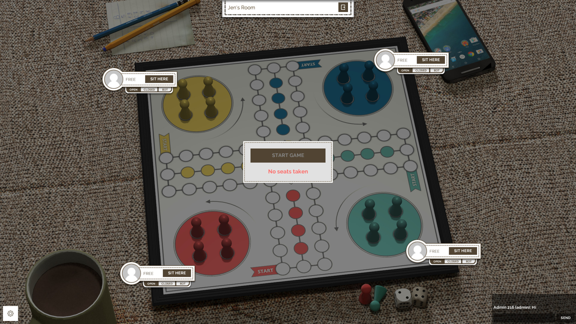 Ludo Online: Classic Multiplayer Dice Board Game screenshot