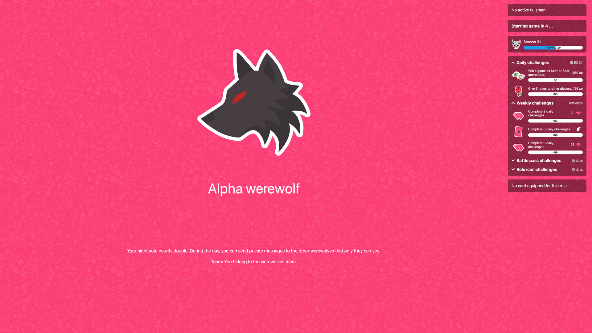 Wolvesville screenshot