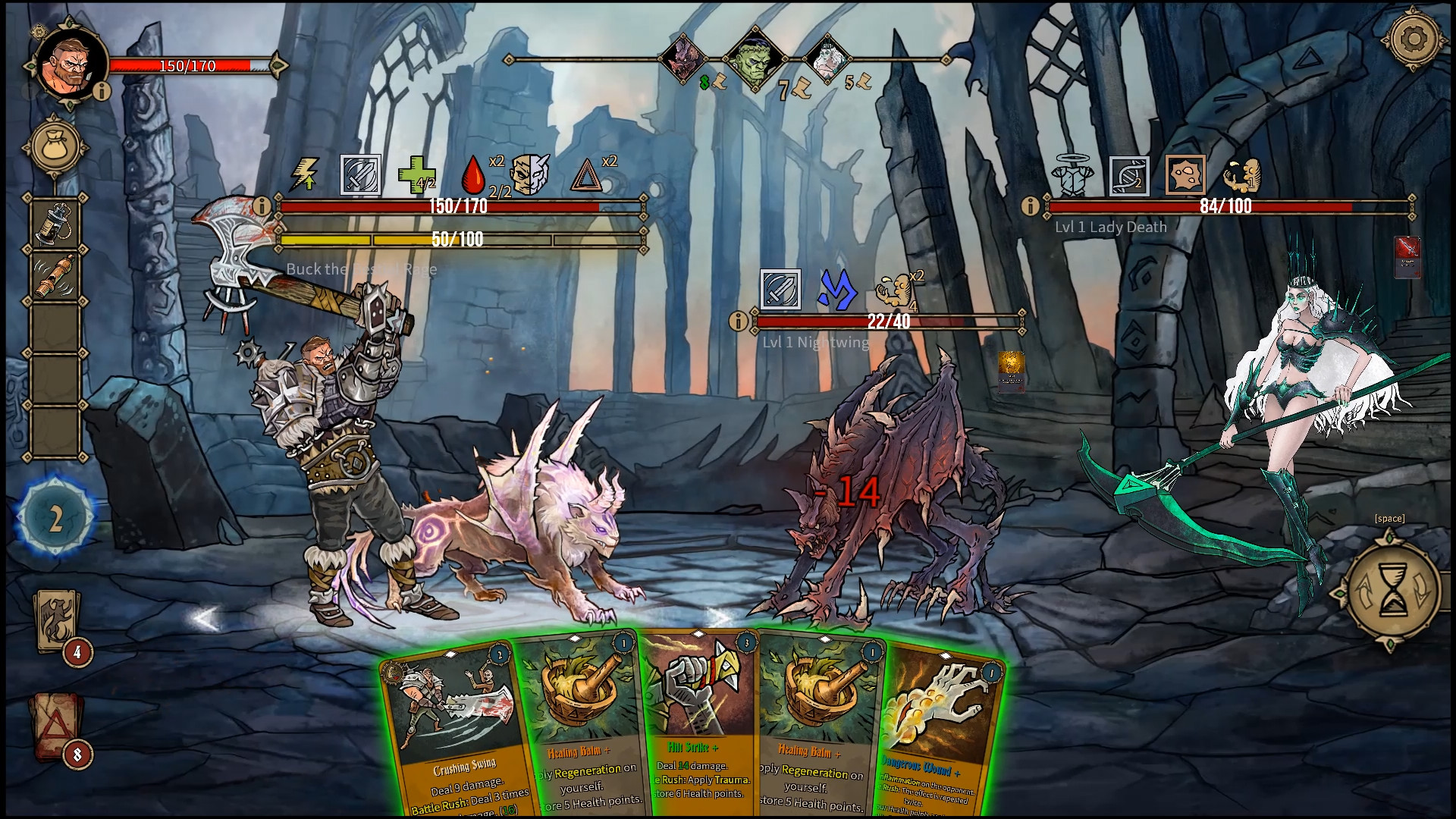 Deck of Ashes screenshot