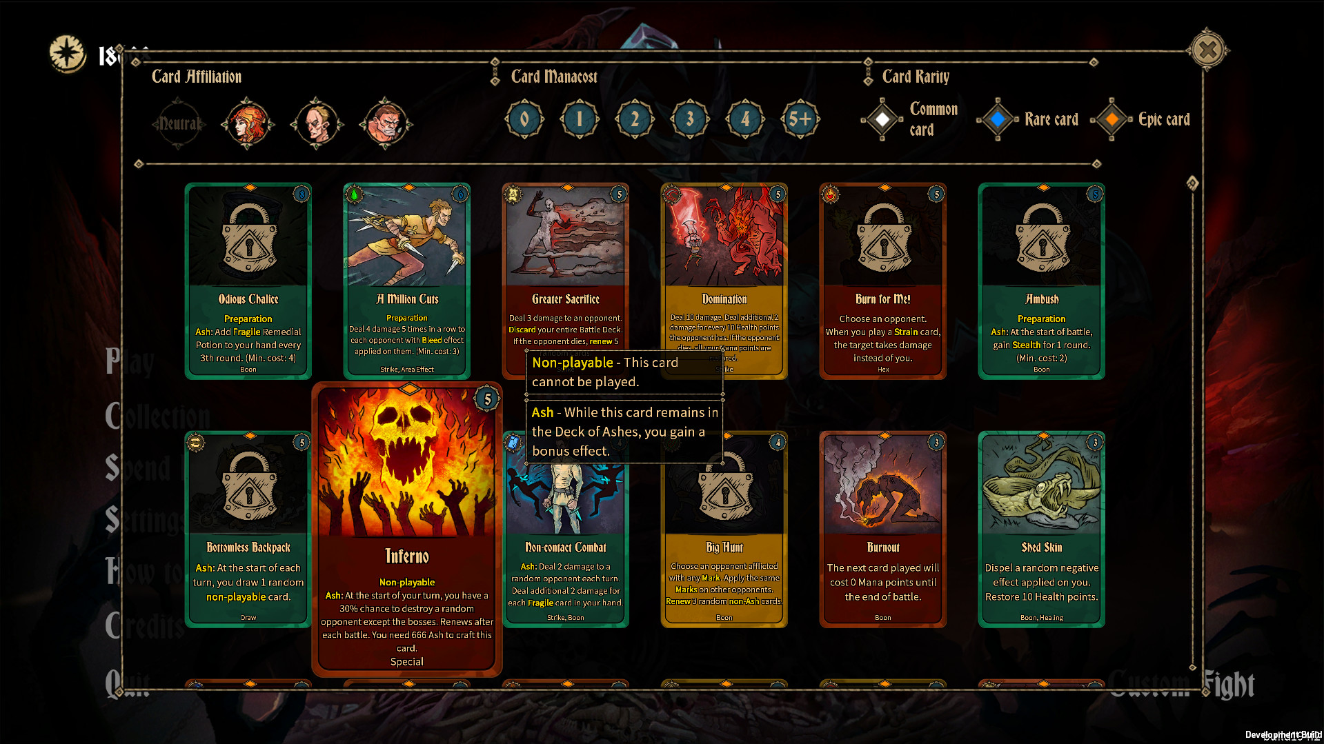 Deck of Ashes screenshot