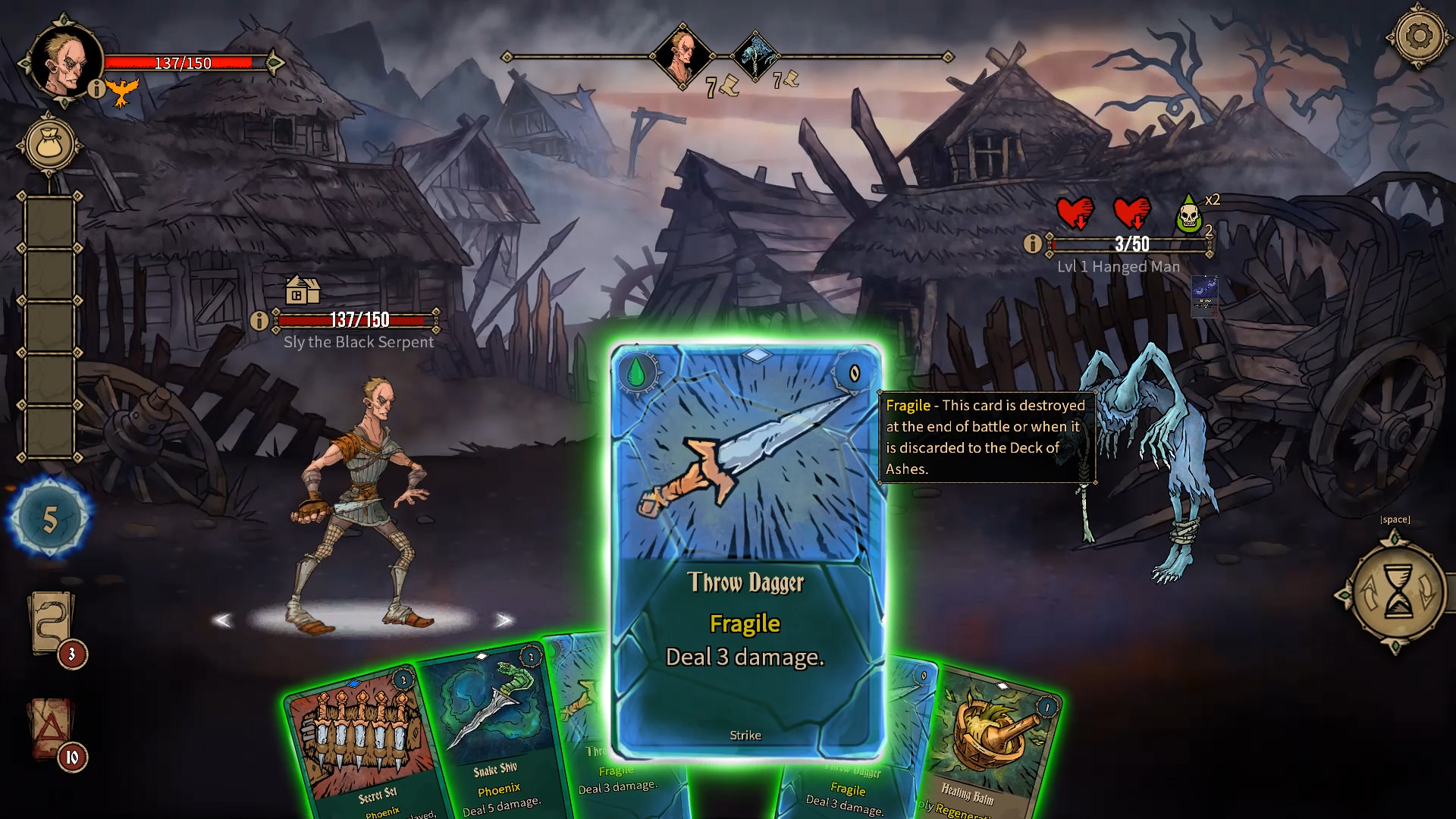 Deck of Ashes screenshot