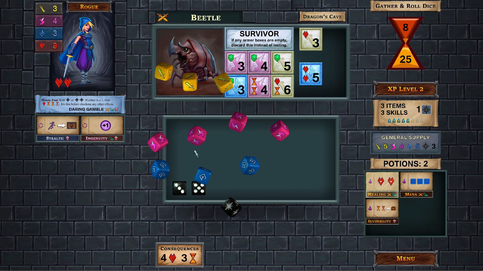 One Deck Dungeon screenshot