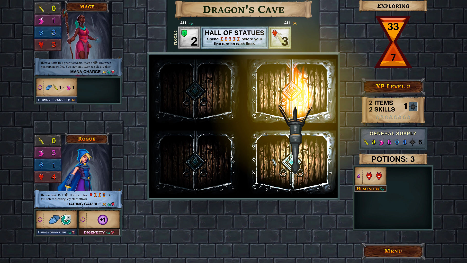 One Deck Dungeon screenshot