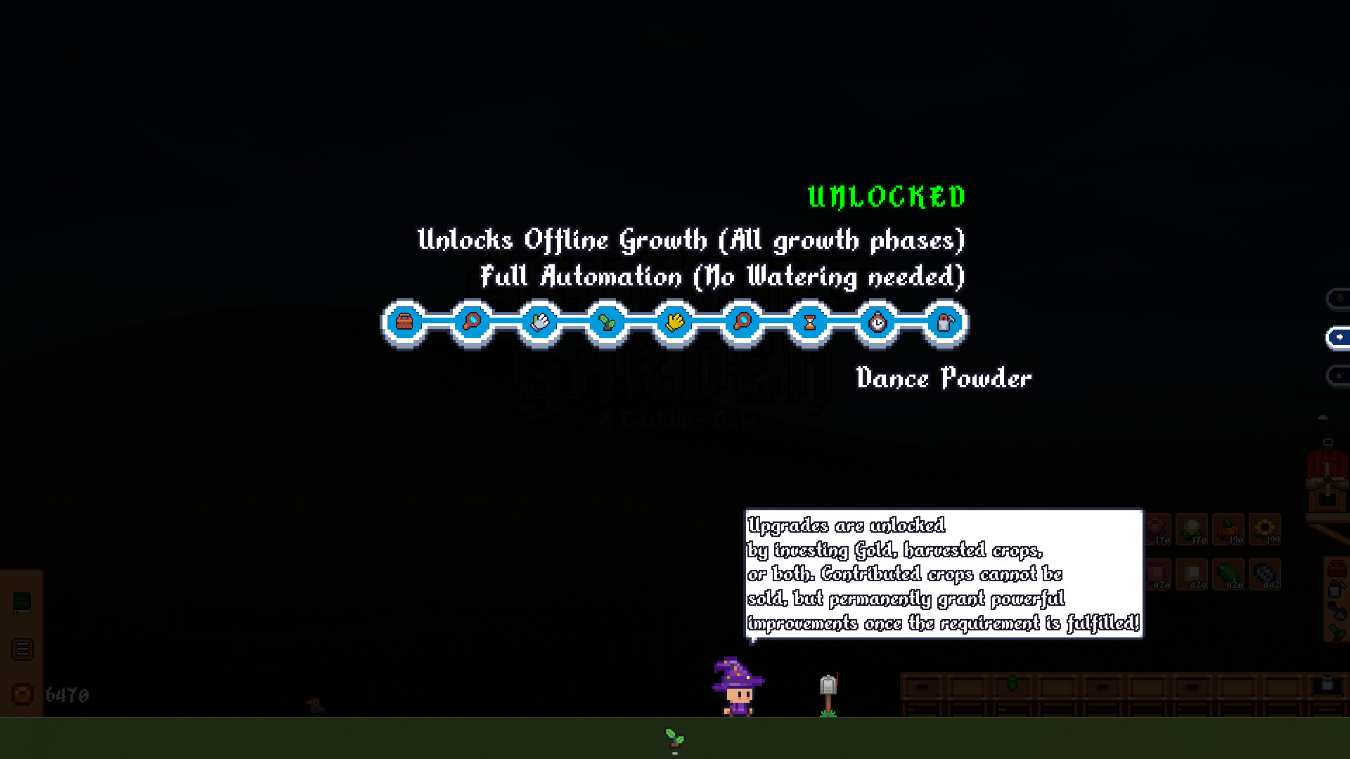 Grimoire Garden: A Taskbar Tale screenshot