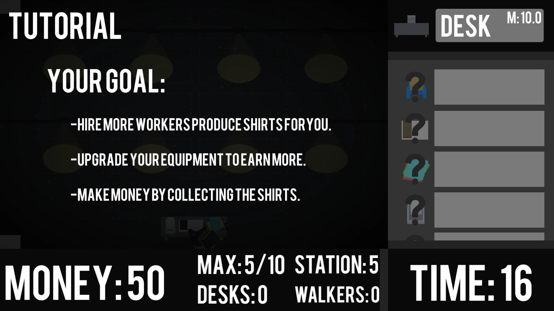 SweatShop screenshot