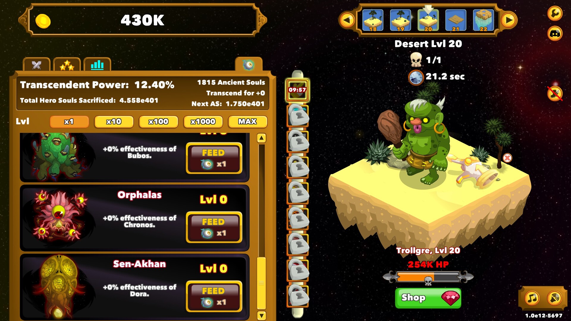 Clicker Heroes screenshot