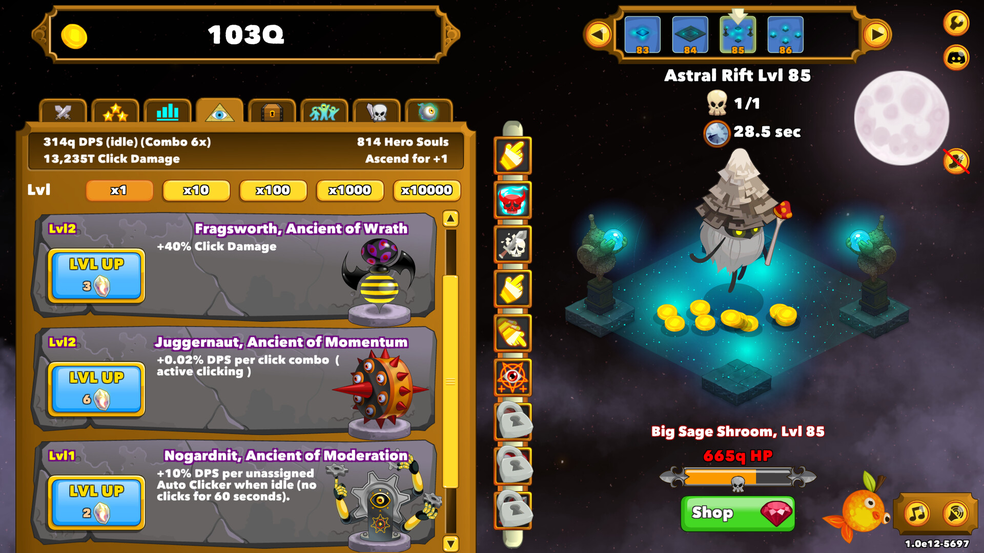 Clicker Heroes screenshot