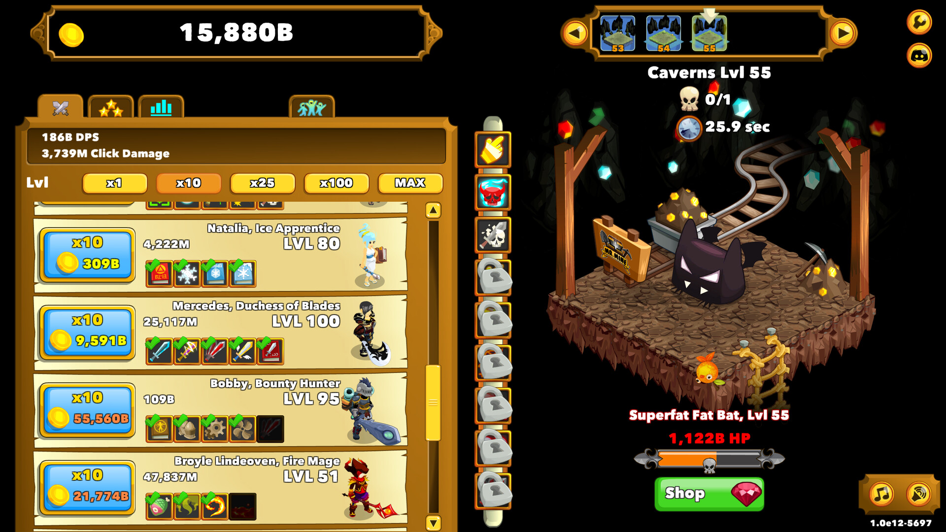Clicker Heroes screenshot