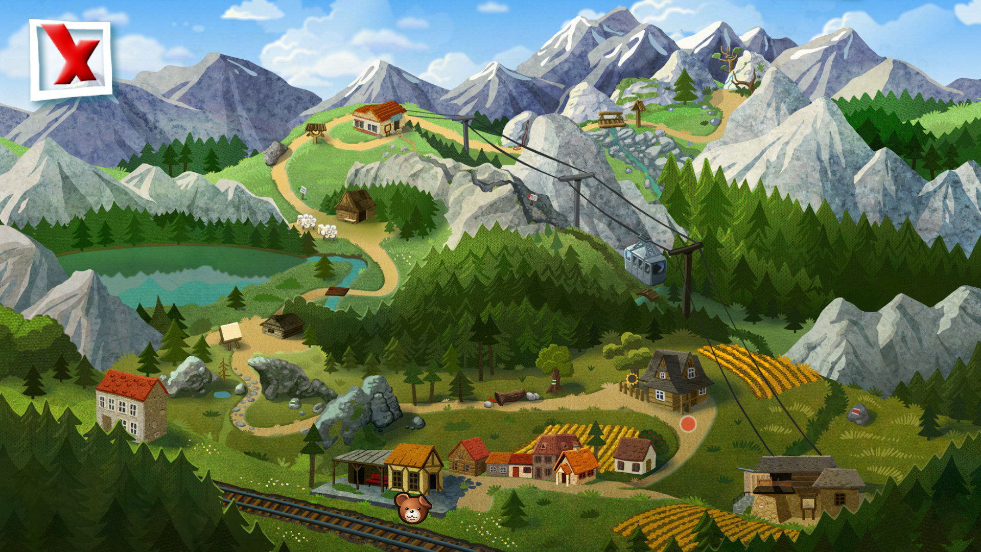 Teddy Floppy Ear - Mountain Adventure screenshot