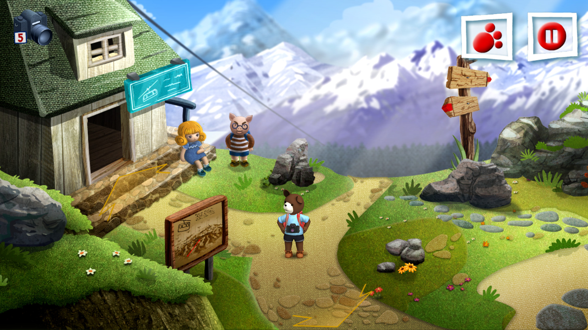 Teddy Floppy Ear - Mountain Adventure screenshot