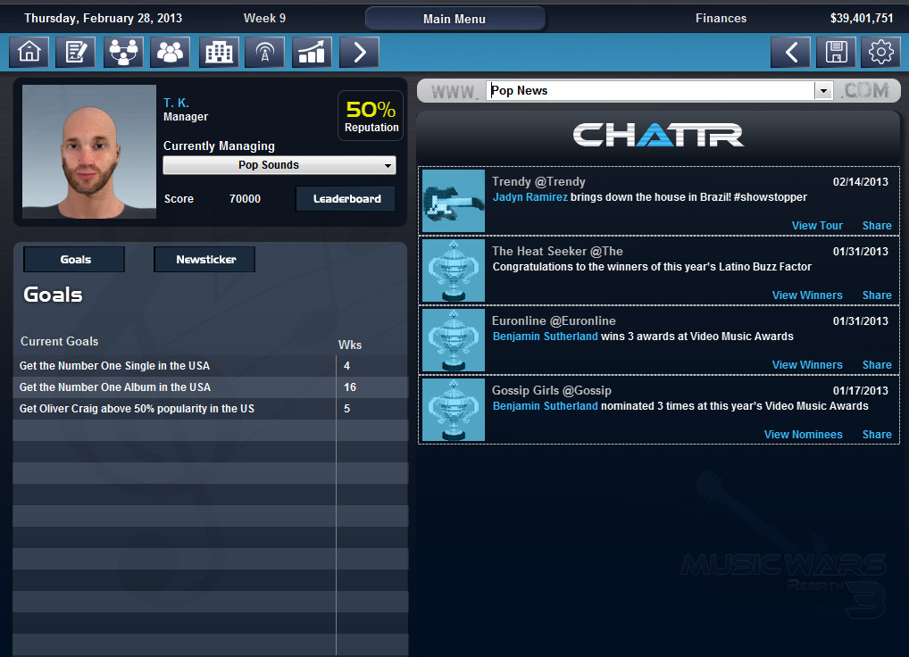 Music Wars Empire screenshot