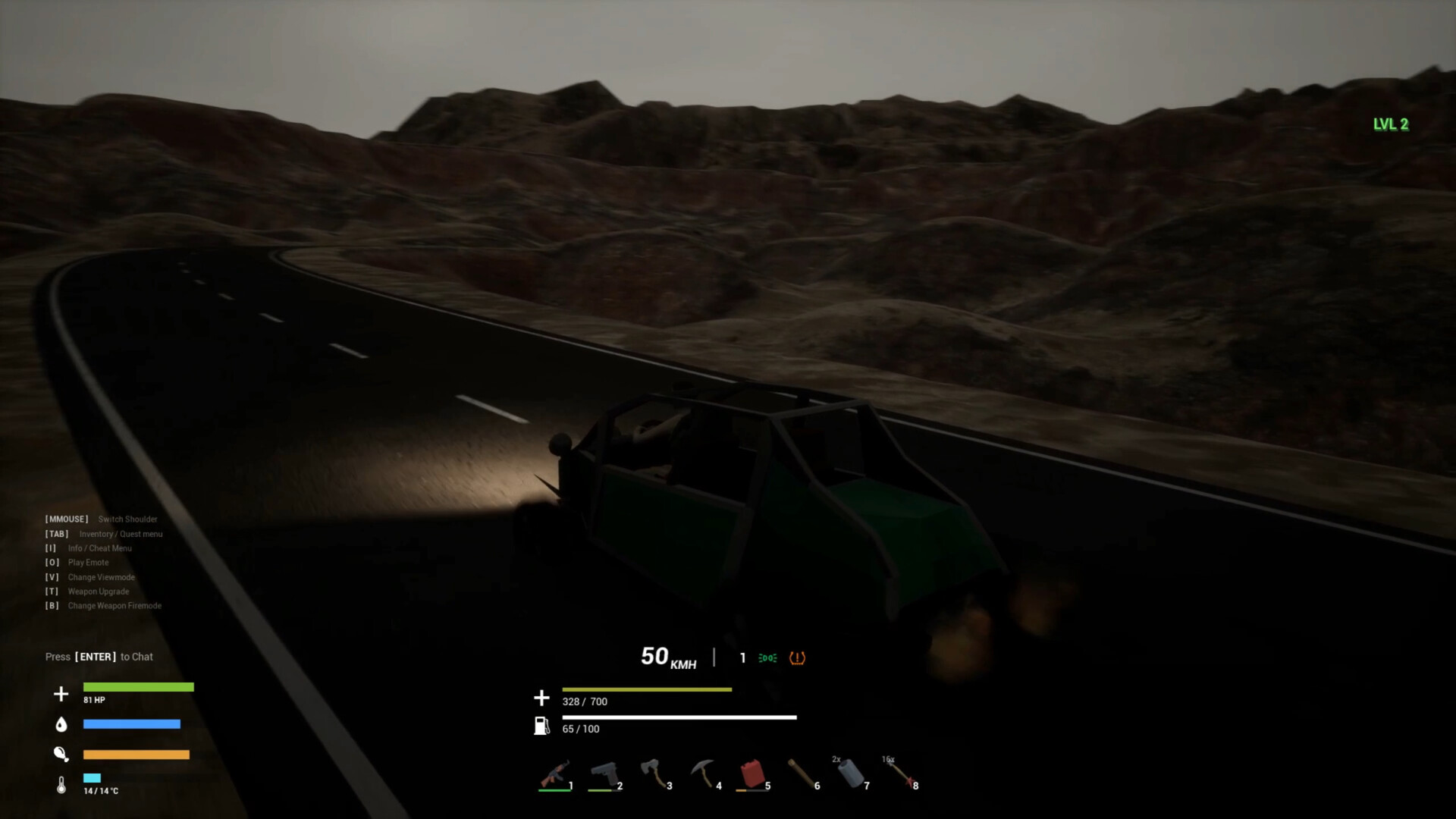 The Long Drive Badland screenshot