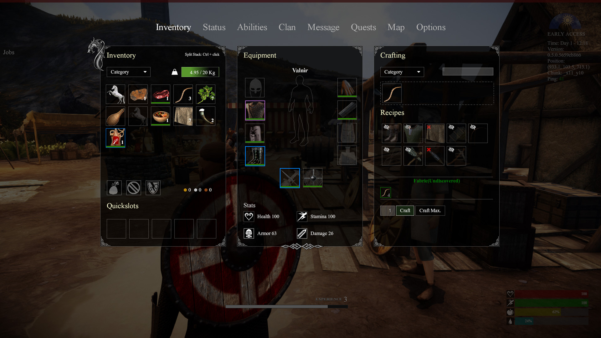 Valnir Rok Survival RPG screenshot