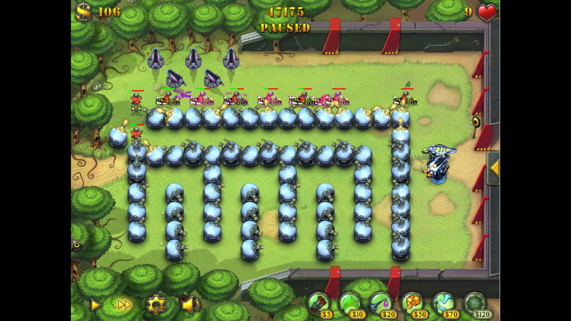 Fieldrunners screenshot