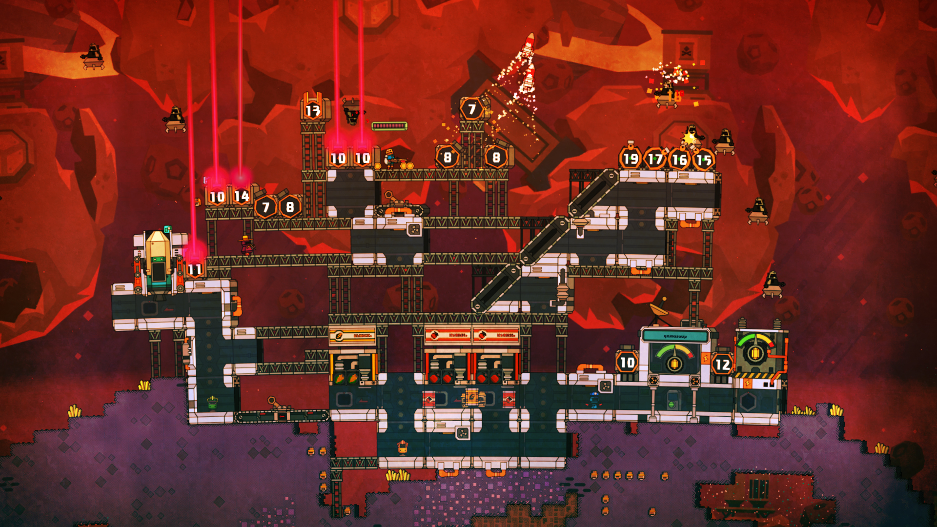 PixelJunk™ Nom Nom Galaxy screenshot