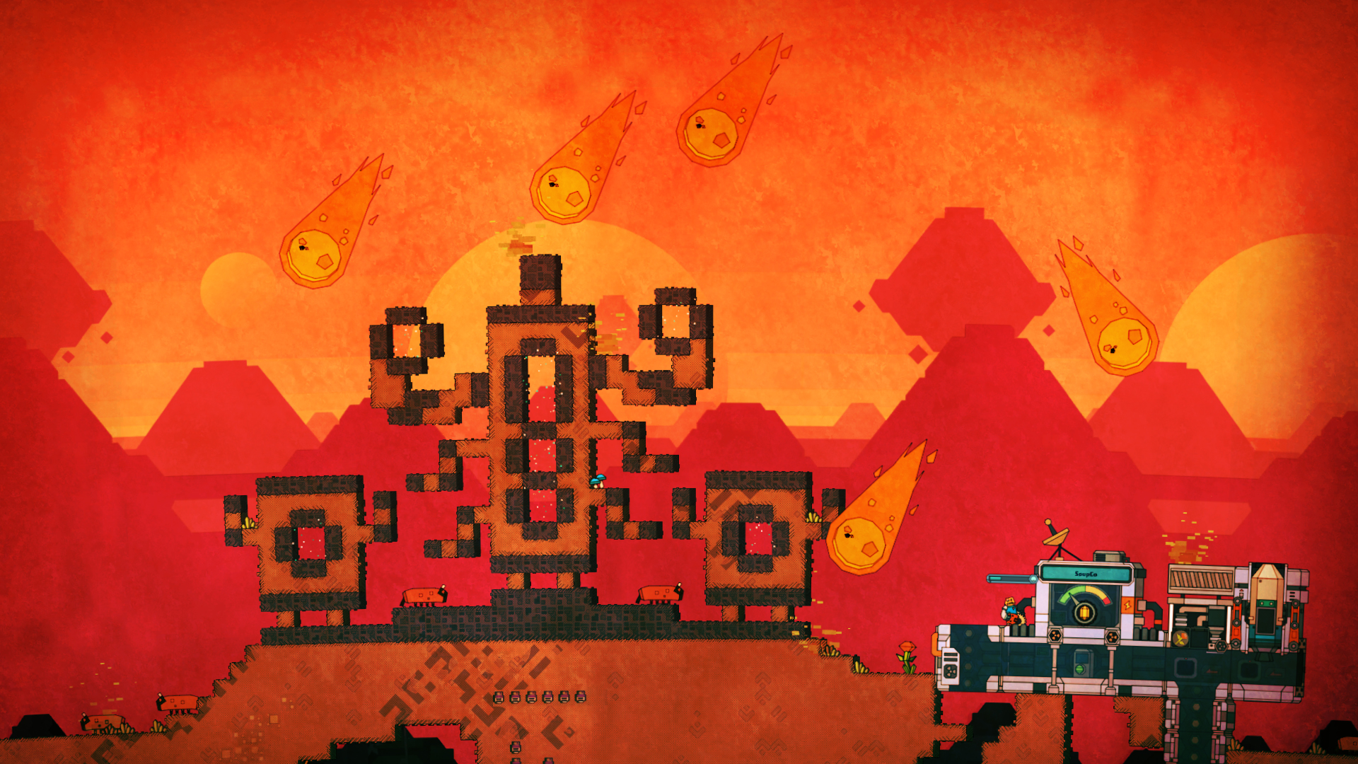 PixelJunk™ Nom Nom Galaxy screenshot