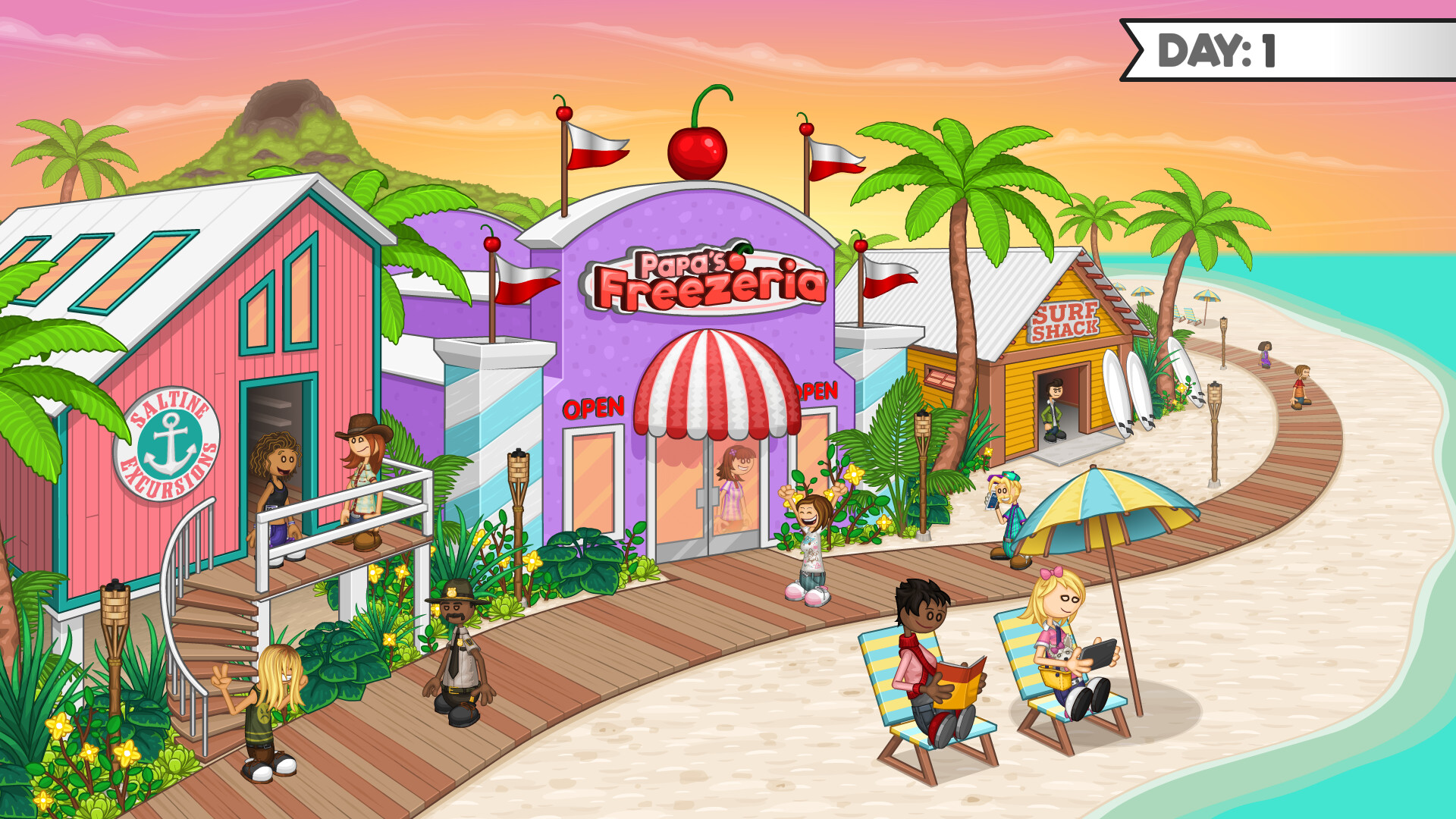Papa's Freezeria Deluxe screenshot