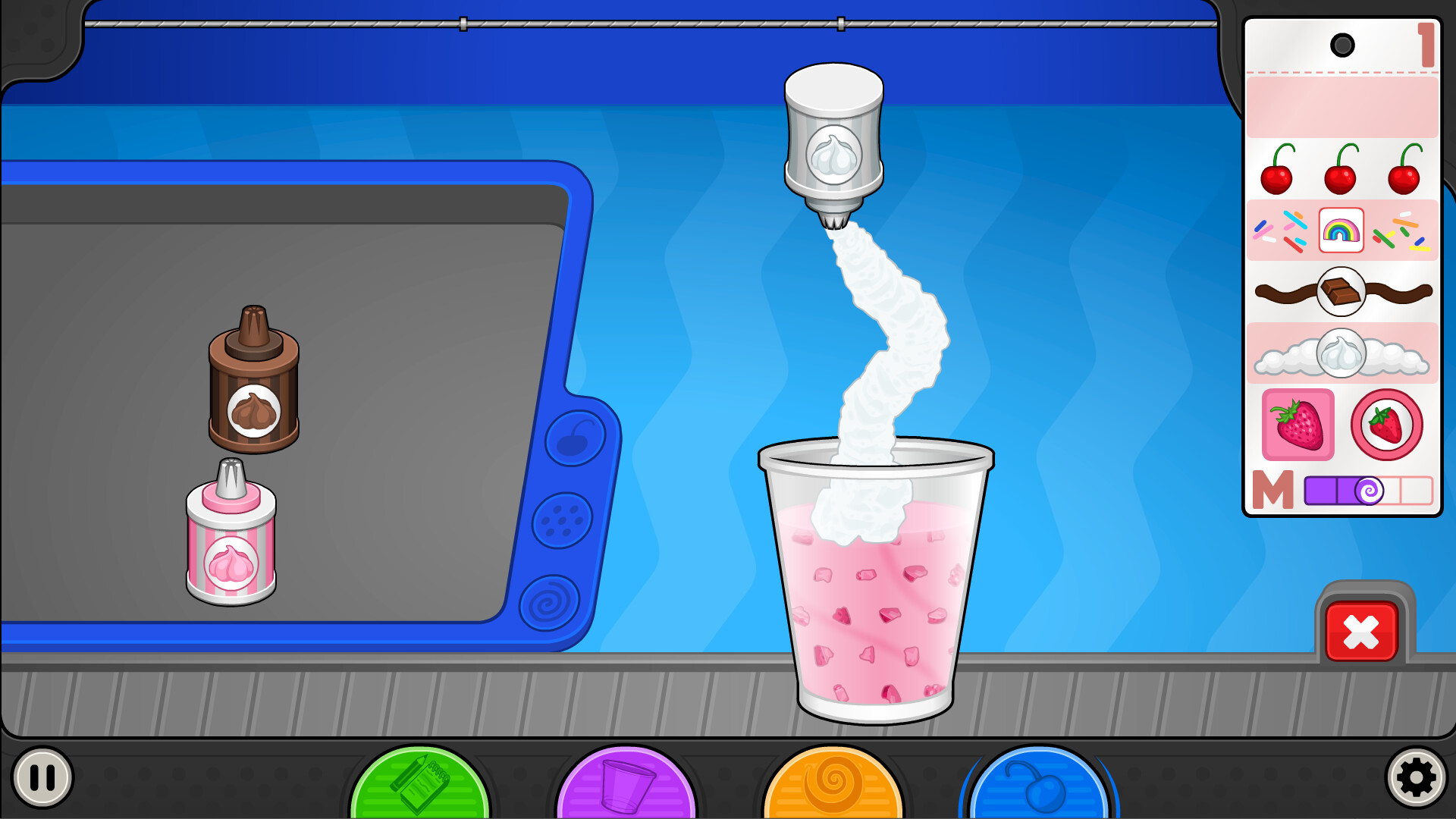 Papa's Freezeria Deluxe screenshot