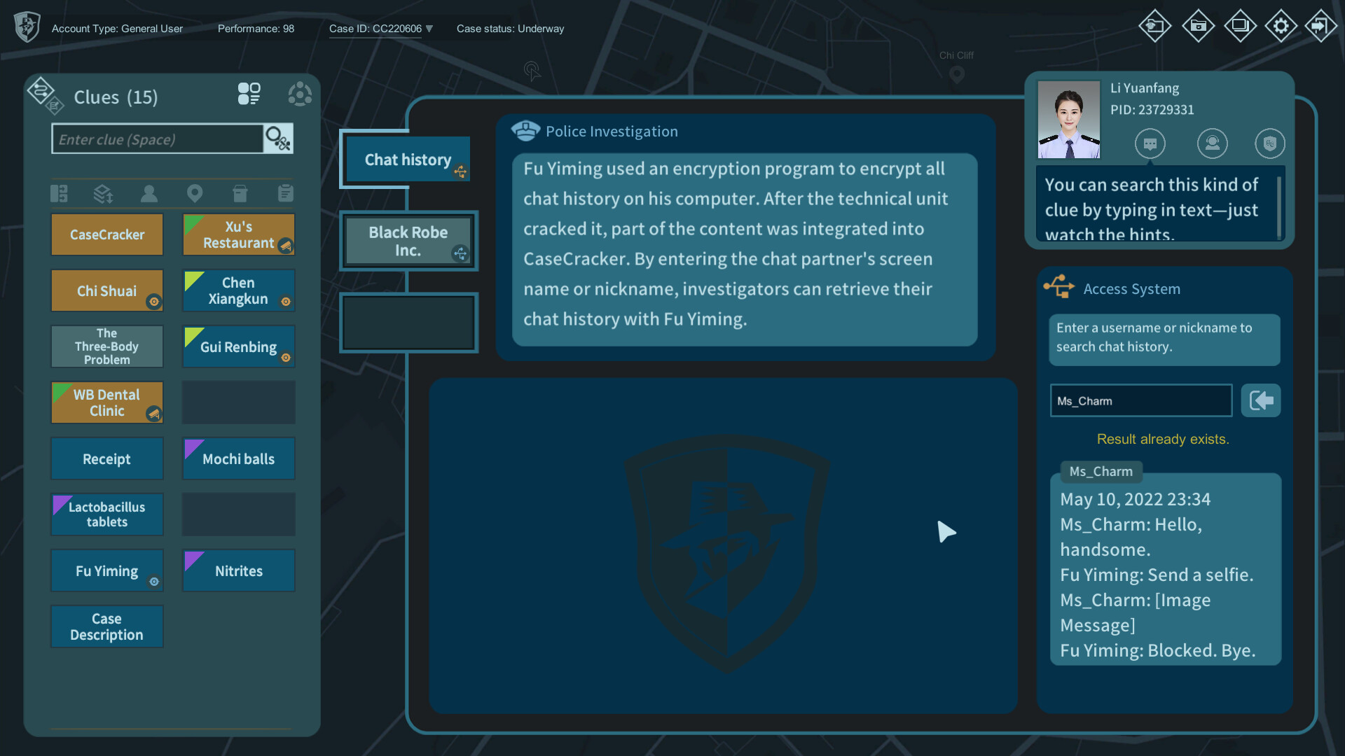 CaseCracker2 screenshot