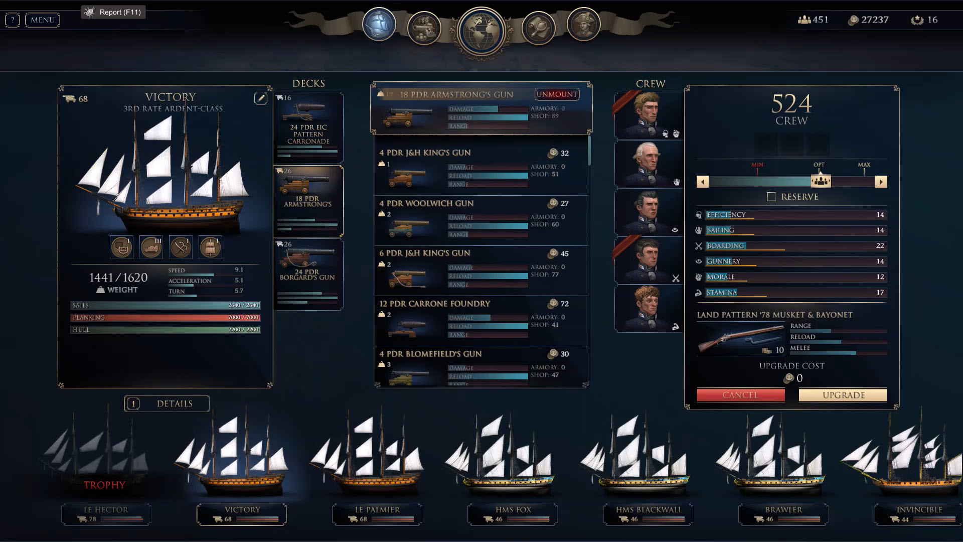 Ultimate Admiral: Age of Sail screenshot