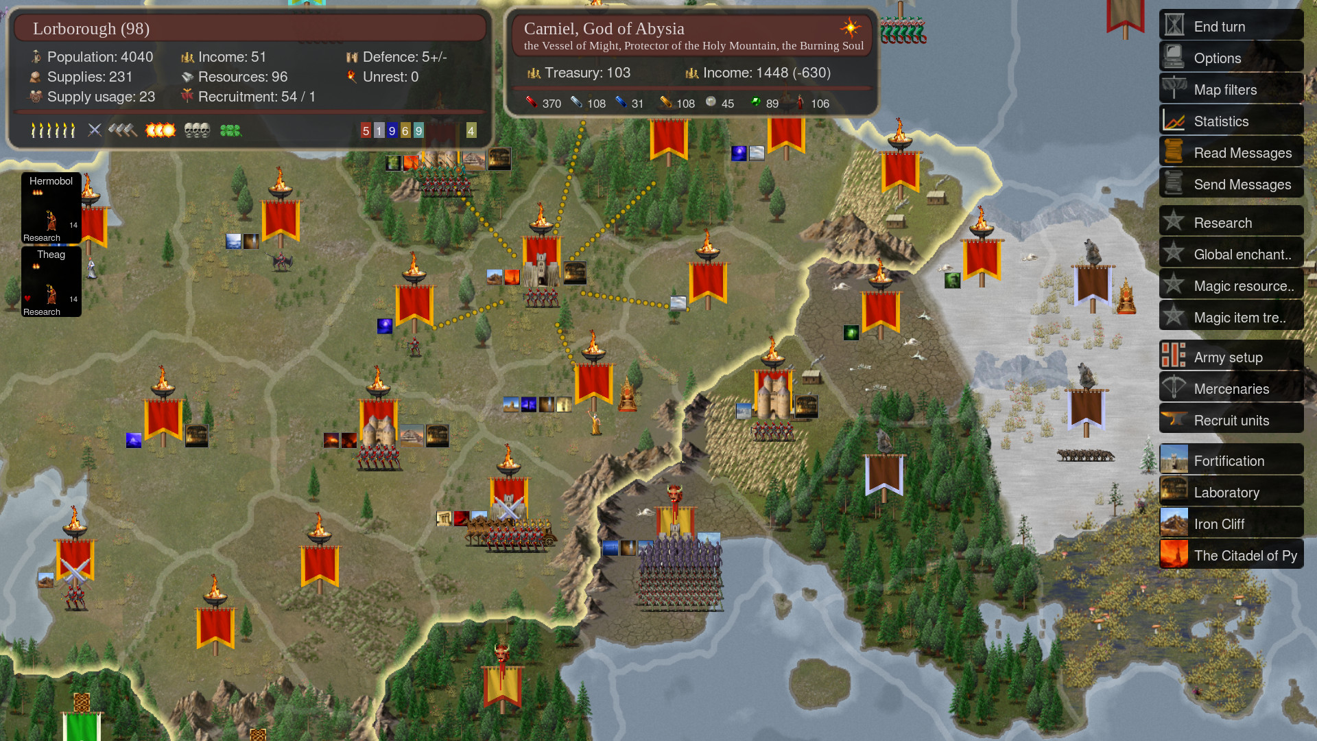 Dominions 5 - Warriors of the Faith screenshot