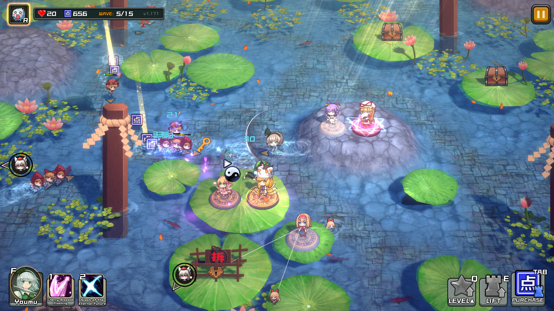 Touhou Monster TD ~ 幻想乡妖怪塔防 screenshot
