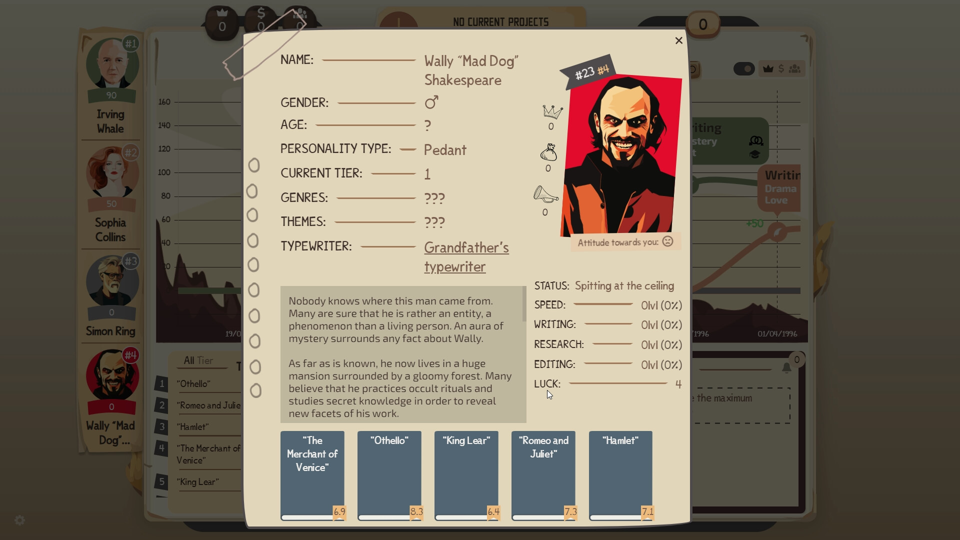 Writer's Rush screenshot