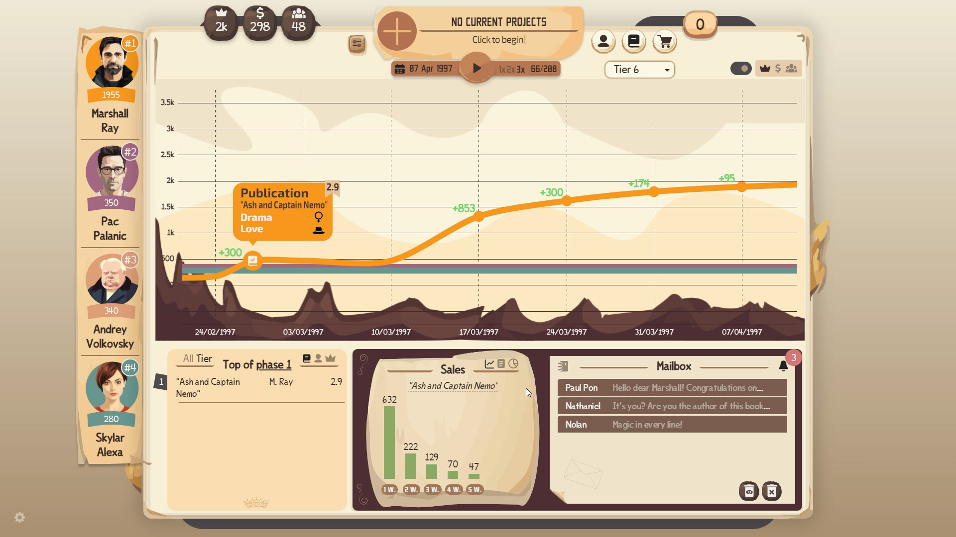 Writer's Rush screenshot